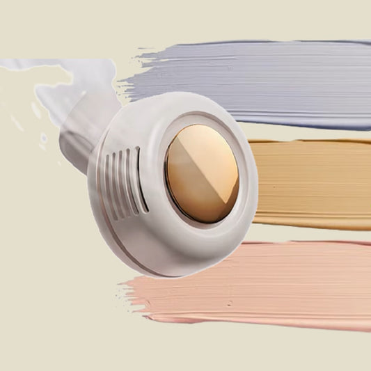 Mini electric clip fan - powerful 5100RPM airflow, 3 speeds, 6h battery, USB-C rechargeable, for waist/neck cooling