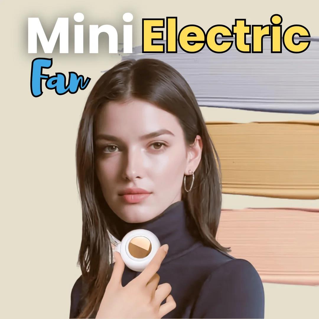 Hands-free waist/neck Mini Electric Fan - portable cooling for outdoor work, kitchens, construction