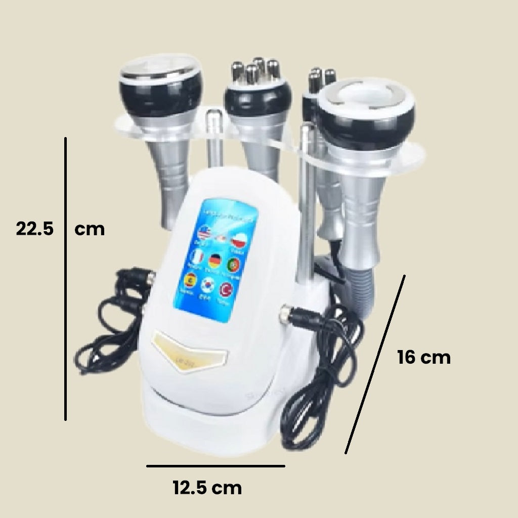4-in-1 Cavitation & RF Body Machine dimensions – Compact home use size with measurements