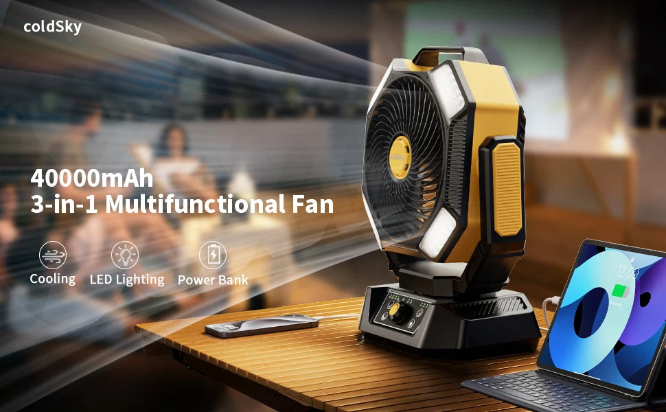 Portable Camping Fan for RV camping cooling