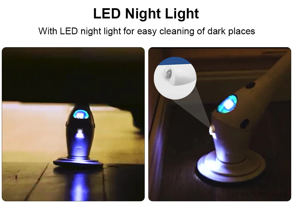 Night light function illuminating dark corner