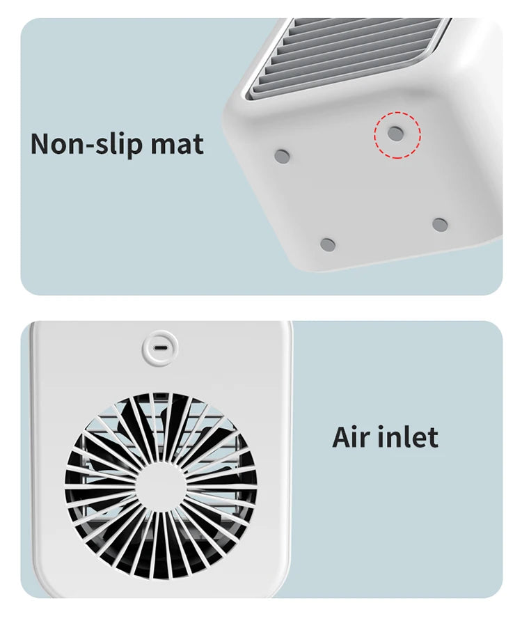 Non-slip mat. Air inlet