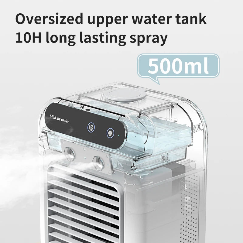 Oversized upper water tank 10H long lasting spray