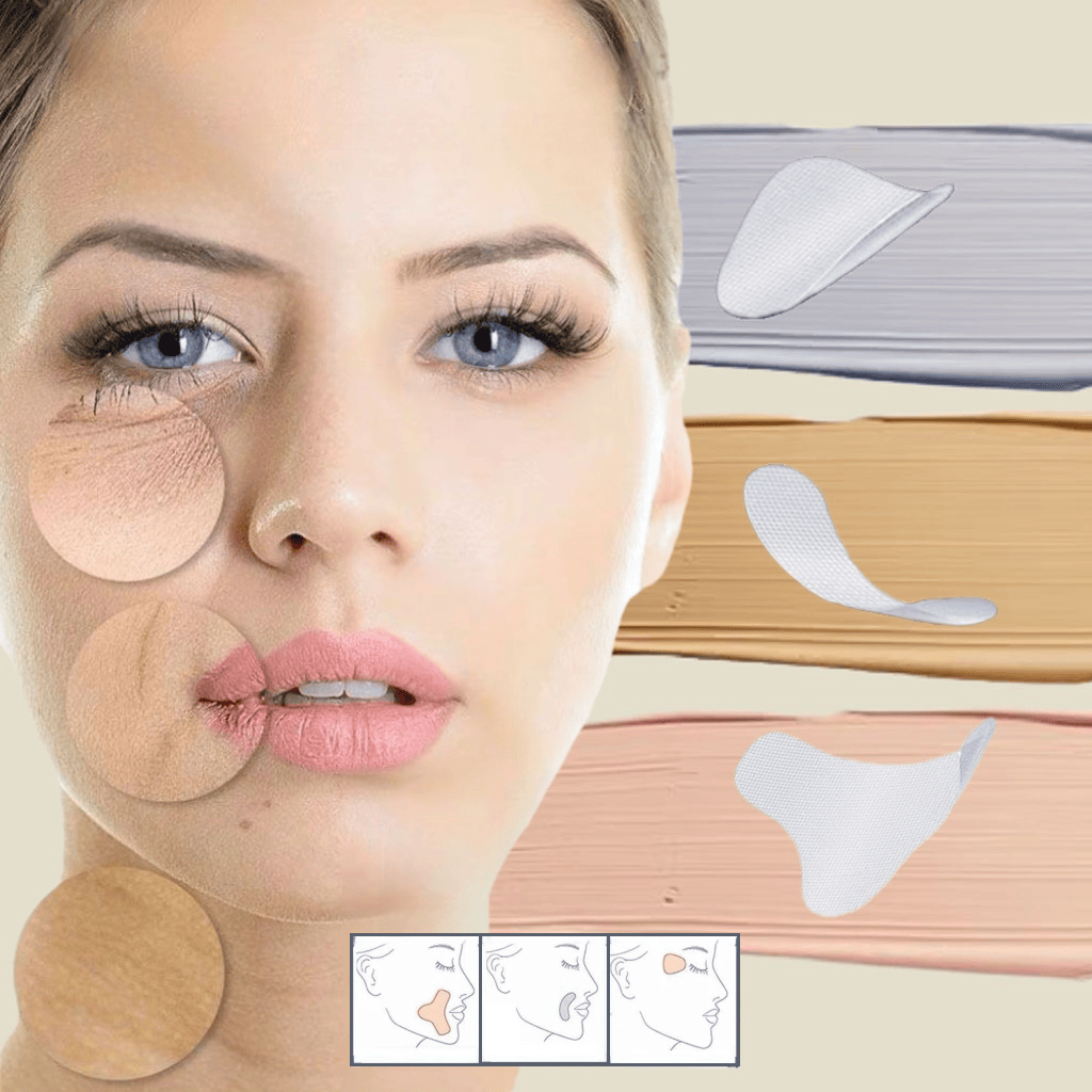 Transparent wrinkle patches for face – anti-aging without surgery