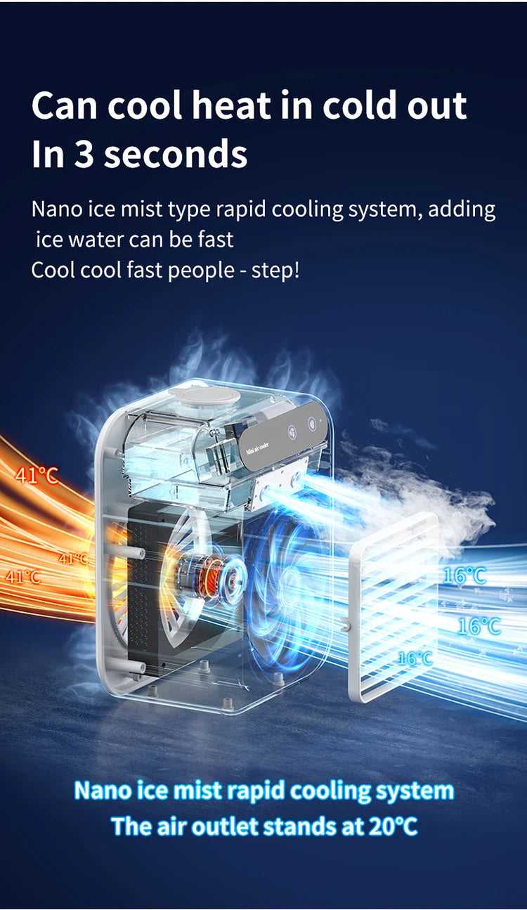 Can cool heat in cold out in 3 seconds