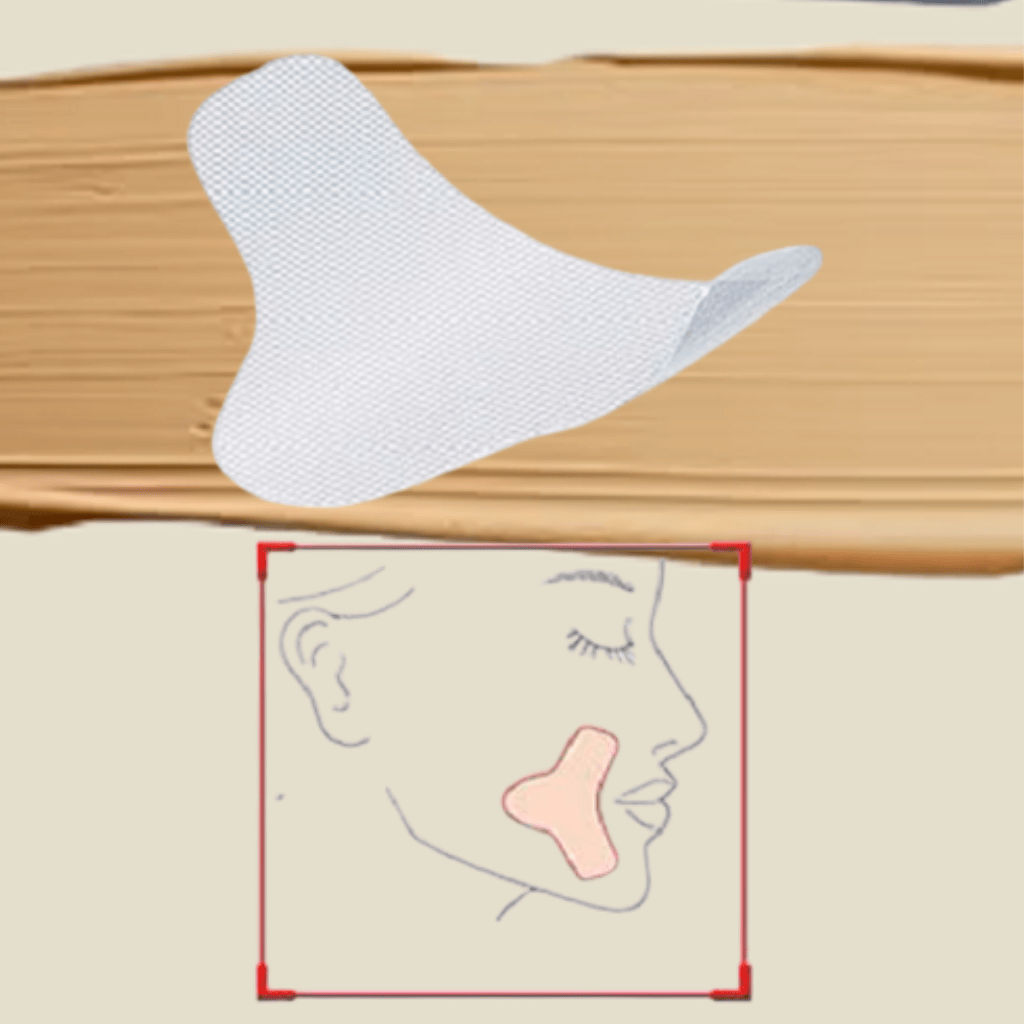 Visual guide: How to position Anti-Wrinkle Patches on forehead, under eyes, and smile lines for lifting effect