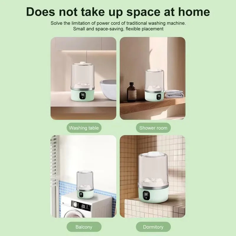 Compact laundry solution for apartments and RVs